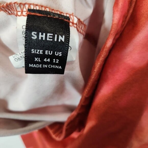 Shein Tie Dye Knot Front Top With Drawstring Bodycon Skirt - Size XL - Picture 9 of 15